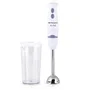 Orbegozo BT 1220 Batidora de mano 400W, 2 velocidades, brazo y cuchilla de acero inoxidable, vaso mezclador 600ml